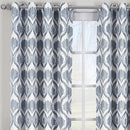 Modern Jacqueline Jacquard Drapes Grommet Top (Set of 2 Panels)-Royal Tradition-Egyptian Linens