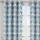 Modern Jacqueline Jacquard Drapes Grommet Top (Set of 2 Panels)-Royal Tradition-Egyptian Linens