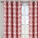 Modern Jacqueline Jacquard Drapes Grommet Top (Set of 2 Panels)-Royal Tradition-Egyptian Linens