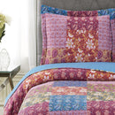 Kenzy Oversized Ouilt Set Reversible Retro Chic Style-Royal Tradition-Egyptian Linens