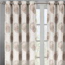 Lafayette Modern Abstract Jacquard Curtain Panels With Grommets ( Set of 2 Panels )-Royal Tradition-Egyptian Linens