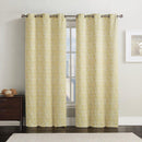 Lenox Thermal Room-Darkening Grommet Top Curtain Panels (Set of 2)-Royal Hotel Bedding-76 x 84" Pair-Gold-Egyptian Linens