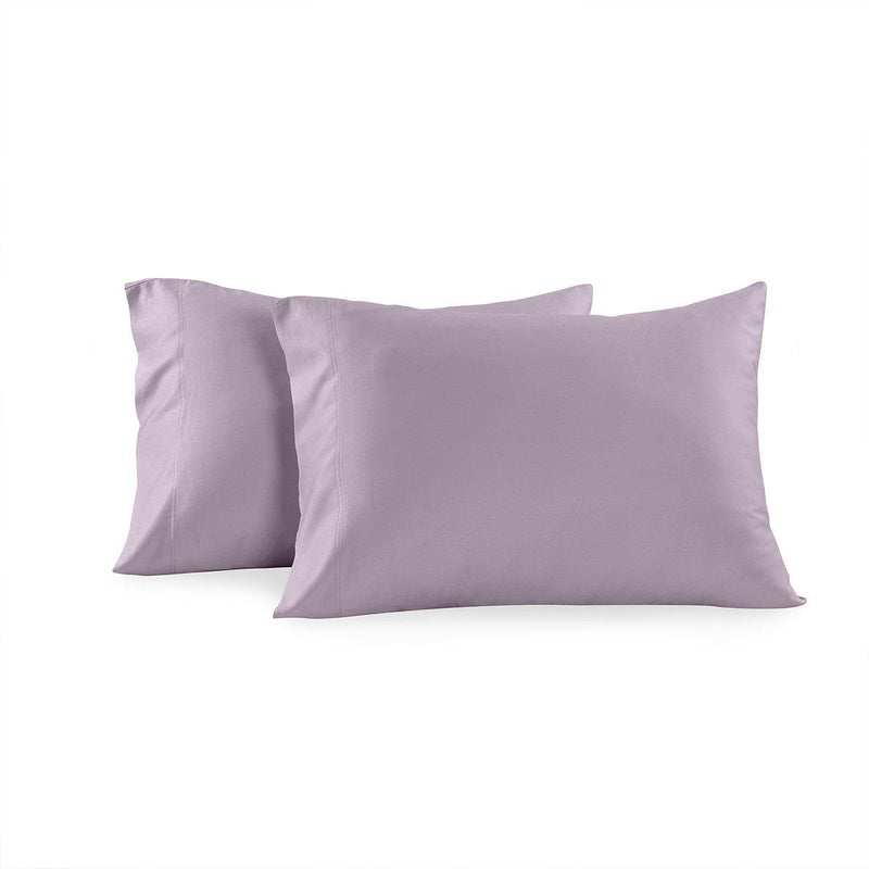 Solid Cotton Sateen 300 Thread Count Pillowcases (Pair)