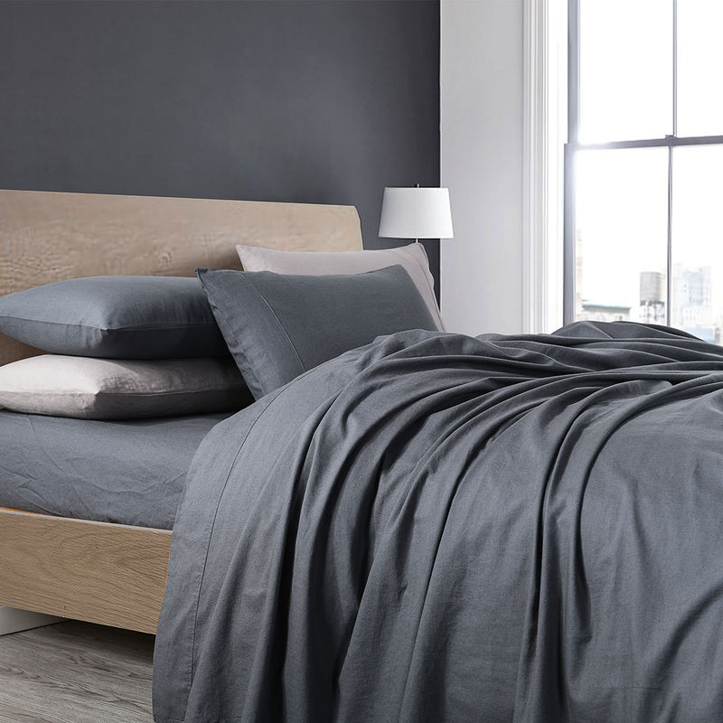 Linen Roots Sheets Linen Sheet Set 15” Deep Pocket - 150GSM Pre-Washed