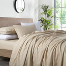 Pre-Washed Belgian Flax Linen Cotton Sheet Set