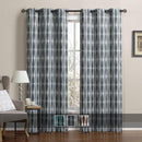Printed Mansoon Triple Weave Blackout Curtain Panels 76"Wx84"L(Set Of 2)-Royal Hotel Bedding-Egyptian Linens