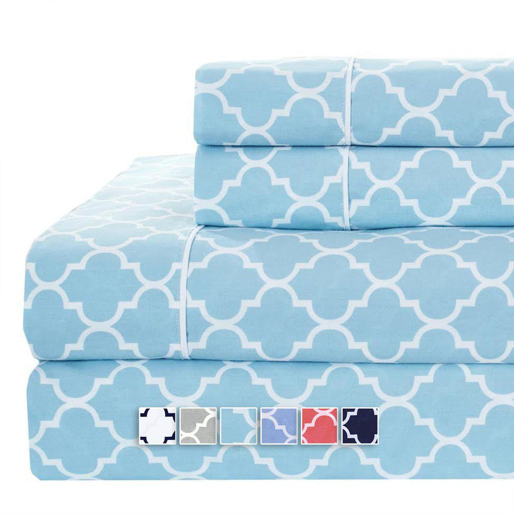 Split California King Adjustable Sheet Set Meridian 340 Thread Count