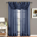 Abri Grommet Crushed Sheer Window Treatment (Single)-Royal Tradition-Egyptian Linens