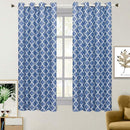 Periwinkle Meridian Room-Darkening Thermal Insulated Curtain Pair (Set of 2 Panels)-Royal Tradition-63"-Egyptian Linens