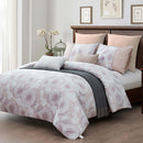 Purple Reef 7 Piece Cotton Duvet Cover Set-Royal Tradition-Queen-Egyptian Linens