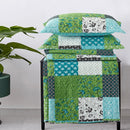 Rebekah Spring Garden Style Oversized Quilt Set Wrinkle-Free Coverlet Set