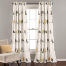 Rowley Birds Room Darkening Curtain Panel Pair 52" W X 84" L-Royal Tradition-Egyptian Linens