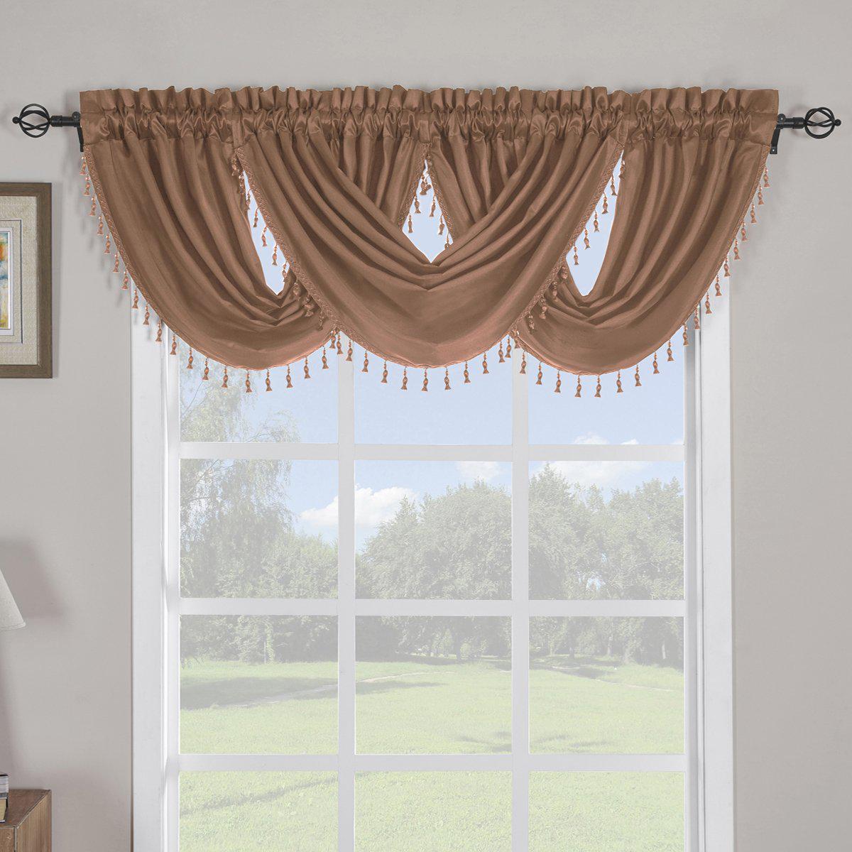 Soho Waterfall Window Valance 57”wx 37”L (Single)