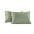 Solid Cotton Sateen 300 Thread Count Pillowcases (Pair)