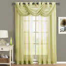 Abri Grommet Crushed Sheer Window Treatment (Single)-Royal Tradition-Egyptian Linens