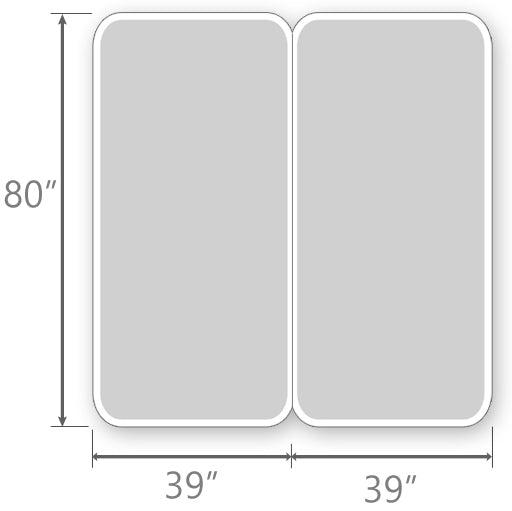 Split King Heavyweight Super Soft Microfiber Sheet Sets (4 Patterns)-Wholesale Beddings