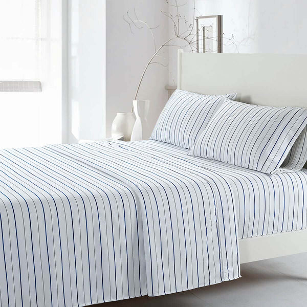 Split King Heavyweight Super Soft Microfiber Sheet Sets (4 Patterns)-Wholesale Beddings