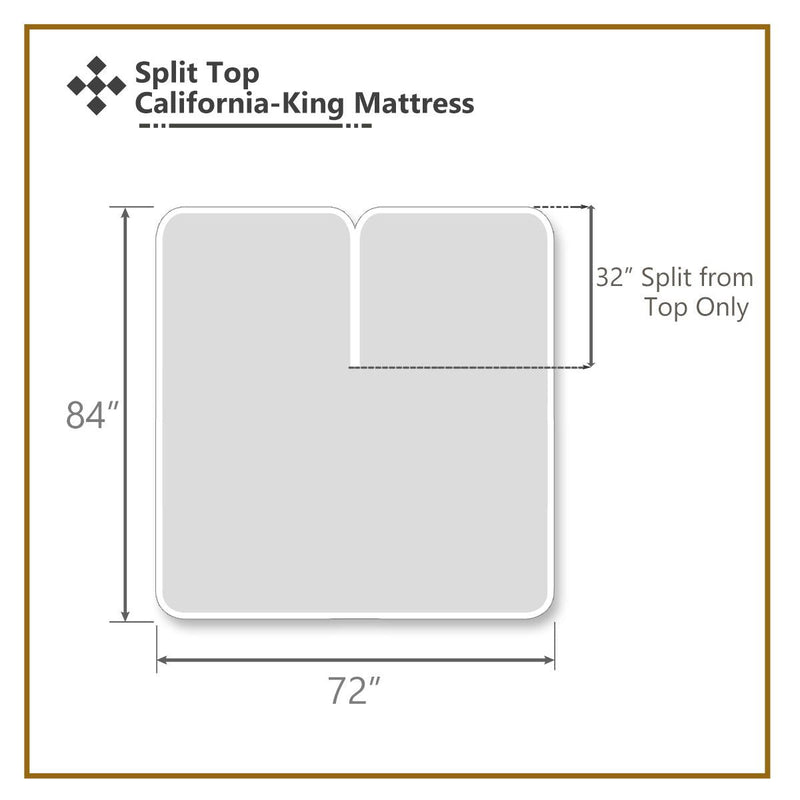 Top Split (Flex Top) California King Sheet Set - 340 Pure Cotton