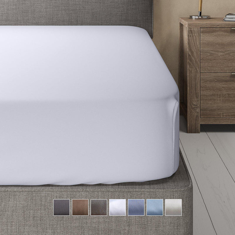 Flex King Fitted Sheet Only - Bamboo Cotton (Hybrid)-Royal Tradition-Egyptian Linens