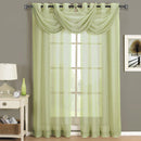 Abri Grommet Crushed Sheer Window Treatment (Single)-Royal Tradition-Egyptian Linens