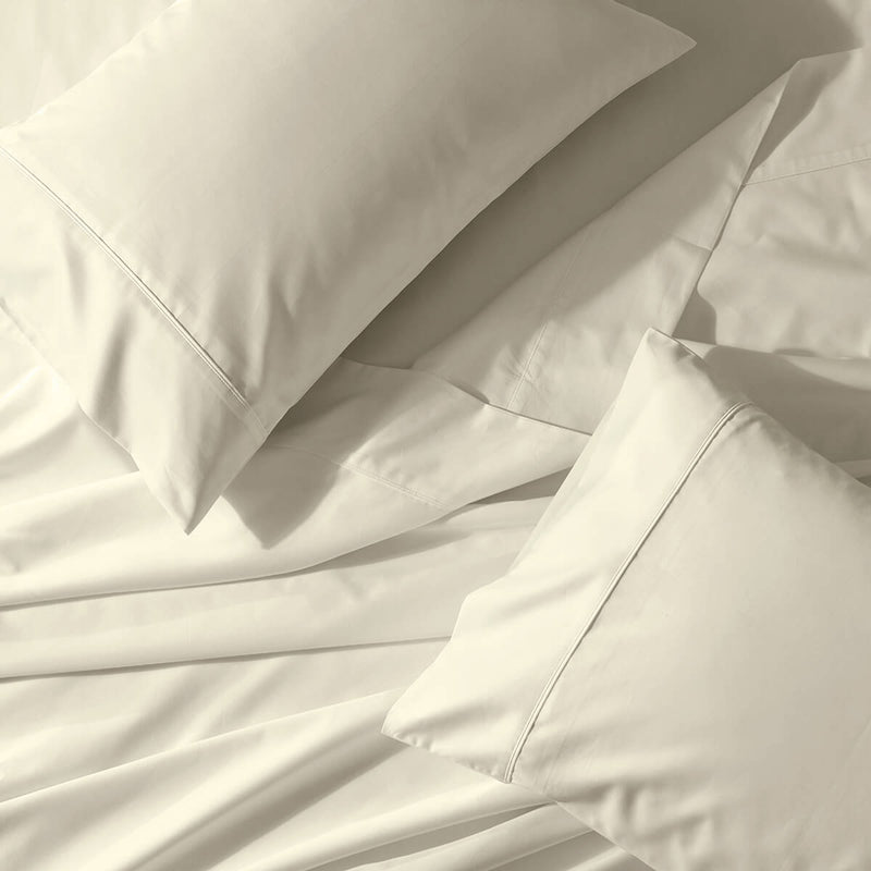 Royal Tradition Luxury Printed Sheet Set – 100% Pure Sateen Combed Cotton, 300 Thread Count, Deep Pocket