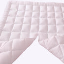 Top Split California King Plush 2 Inches Mattress Pad Down Alternative Anchor Bands-Royal Tradition-Egyptian Linens