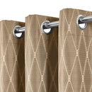 100% Blackout Curtain Jacquard Thermal Insulated Victoria Panels ( Set Of 2)-Royal Tradition-Egyptian Linens