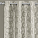 Voyage Jacquard Thermal Blackout Grommets Curtain Panels (Set of 2) in 63, 84, 96 OR 108 inch long-Royal Tradition-Egyptian Linens