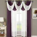 Abri Grommet Crushed Sheer Window Treatment (Single)-Royal Tradition-Egyptian Linens