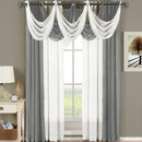 Abri Grommet Crushed Sheer Window Treatment (Single)-Royal Tradition-Egyptian Linens