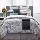 White Lotus 7 Piece Cotton Duvet Cover Set-Royal Tradition-Egyptian Linens