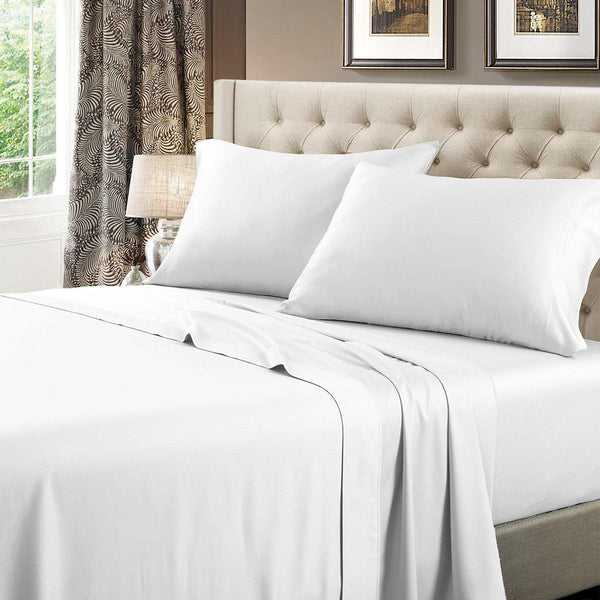 Split Top Flex-Top King Sheet Set - Solid 600 Thread Count