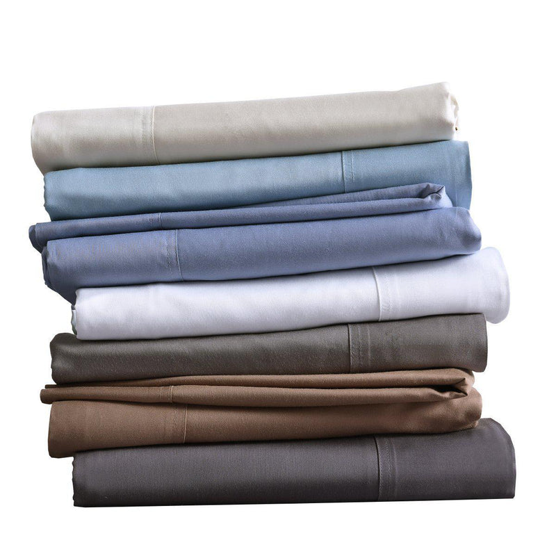Silky Cotton, Bamboo-Cotton Blended 2 Pillowcases (Hybrid)-Royal Tradition-Egyptian Linens