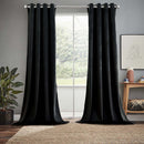 Heavyweight Velvet Grommet Curtain Panels (Set of 2)