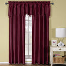 Soho Faux Silk Rod Pocket Curtain Panels- Matching Valance (Single)-Royal Tradition-Egyptian Linens