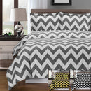 Chevron Combed Cotton Duvet Cover Set-Royal Tradition-Egyptian Linens