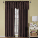 Soho Faux Silk Rod Pocket Curtain Panels- Matching Valance (Single)-Royal Tradition-Egyptian Linens