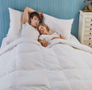 Duet Goose Comforter Individualized Warmth for Him & Her-Abripedic-Full/Queen-Egyptian Linens