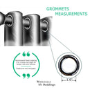 Gulfport Faux Linen Blackout Weave Curtains With Grommets Single Panel-Royal Tradition-Egyptian Linens