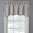Halifax Scalloped Decorative Rope Embroidered Lined Valance 52"Wx19"L (Single)-Wholesale Beddings