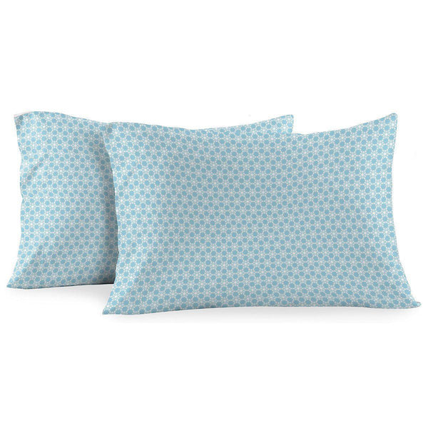 Heavyweight Printed Flannel Pillowcase Sets (Pair) - Snow-Egyptian Linens