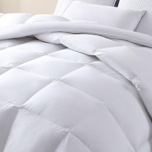 Oversized Winter Fill Baffle Box Hungarian Down Alternative Comforter/Duvet Insert-Royal Hotel Bedding-Egyptian Linens