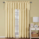 Soho Faux Silk Rod Pocket Curtain Panels- Matching Valance (Single)-Royal Tradition-Egyptian Linens