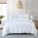 Pre-washed Belgian Flax Linen Cotton Duvet Cover Set