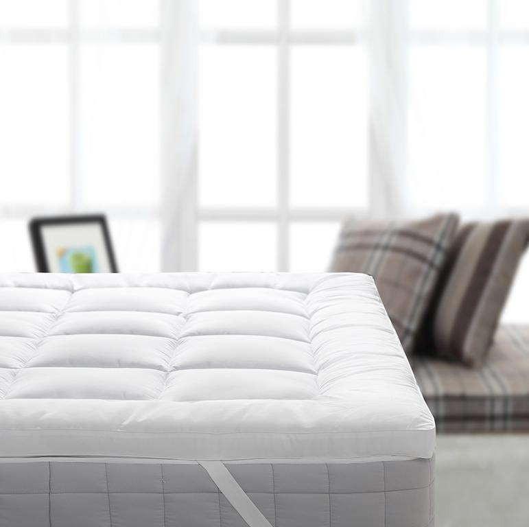 2 Inch Bamboo Filled Cotton Mattress Topper