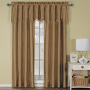 Soho Faux Silk Rod Pocket Curtain Panels- Matching Valance (Single)-Royal Tradition-Egyptian Linens