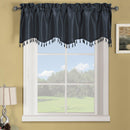 Soho Straight Valance 70"Wx17"L (Single)-Royal Tradition-Navy-Egyptian Linens