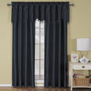 Soho Faux Silk Rod Pocket Curtain Panels- Matching Valance (Single)-Royal Tradition-Egyptian Linens