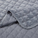 Plush Velvet Bedspread Quilt Set-Wholesale Beddings