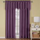 Soho Faux Silk Rod Pocket Curtain Panels- Matching Valance (Single)-Royal Tradition-Egyptian Linens